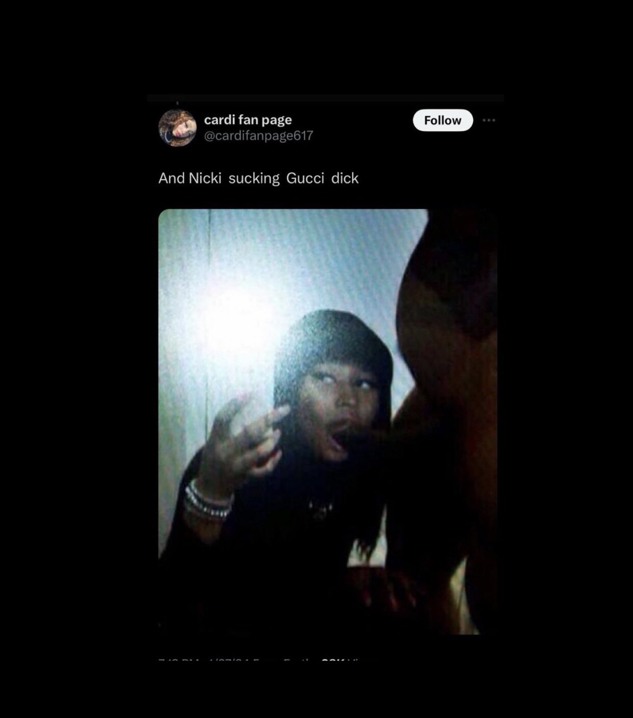 HBMtv on X: Nicki Minaj eating up Gucci Mane😳 t.co7gfAB01h1Y  X