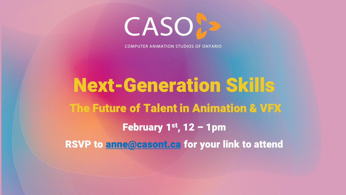 CASO (@casontario) on Twitter photo REMINDER: This Thursday join <a href="/BenMcEvoy/">Ben McEvoy</a> and his panelists from <a href="/gurustudio/">Guru Studio</a>, WEFX and <a href="/LeFortTalent/">LeFort Talent Group</a> as they delve into how studios are redefining talent management and development strategies to align with industry changes. RSVP to anne@casont.ca REMINDER: This Thursday join <a href="/BenMcEvoy/">Ben McEvoy</a> and his panelists from <a href="/gurustudio/">Guru Studio</a>, WEFX and <a href="/LeFortTalent/">LeFort Talent Group</a> as they delve into how studios are redefining talent management and development strategies to align with industry changes. RSVP to anne@casont.ca