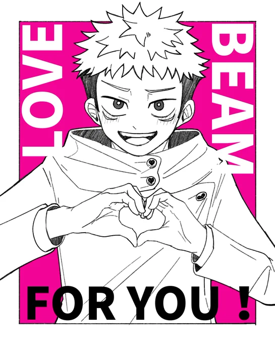 昨日の❤️ビームちょいたの色なver!塗り塗り難いわよ〜😭今週も休日出勤じゃ 