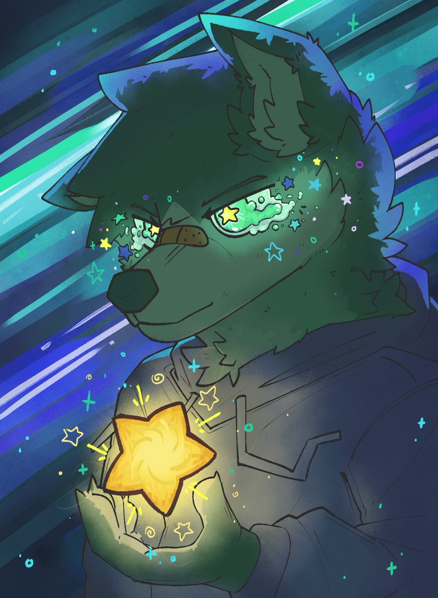luckyrowan_'s tweet photo. Starry eyes 🌟

#furry #furryart #furryartwork https://t.co/8lYkz7xI8E