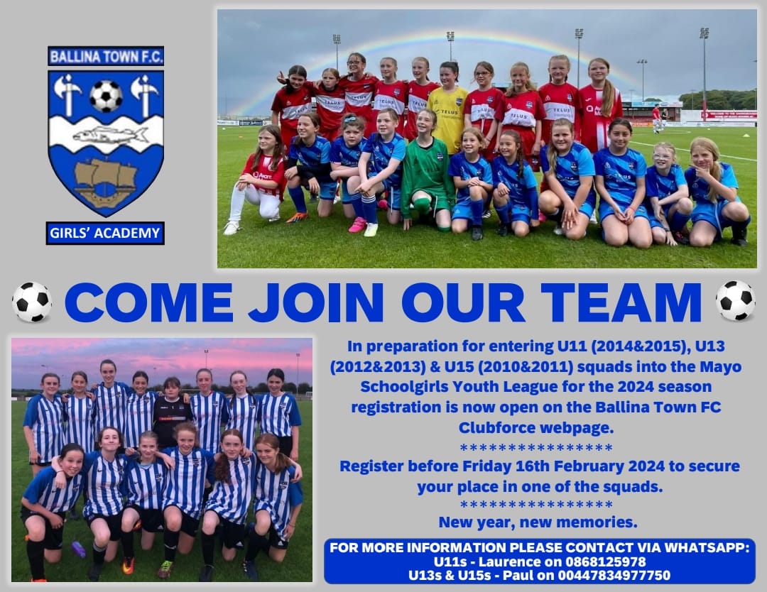 ⚽⚽⚽
If you have a daughter, granddaughter, niece, sister or girl you know who loves their sports then why not let us introduce them to the beautiful game in an environment focused on player development, quality game time and fun.