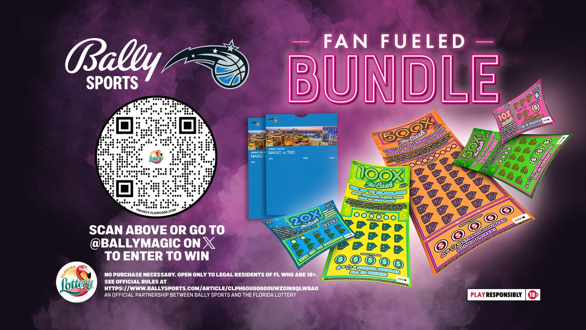 FanDuelSN_Magic's tweet photo. Magic fans: quote this post and include the hashtag #FanFueledBundle for a chance to win 5x the Cash scratch-offs and two tickets to an upcoming Magic game.

Must be 18 or older to enter. Contest ends Feb. 4 https://t.co/6qoKdfJWuE