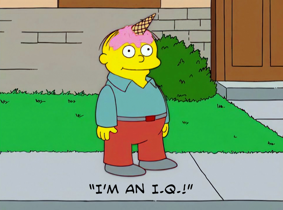 TheHausWorking's tweet photo. An IQ of 187. Such a schmarty! Impressive.
#IQ187 https://t.co/ivyP38ytTj