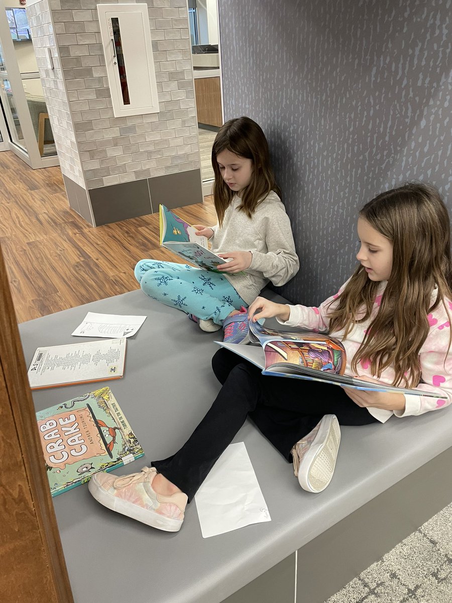 We enjoyed visiting the library this morning!