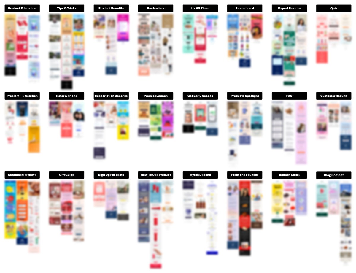 This swipe file contains the best emails from top DTC brands

We’ve used this to generate $7,500,000+ in email sales

> 24 Campaign Ideas
> 72 Email Examples
> 35 Top DTC Brands

Today I’m giving it away for FREE

Like &amp; Comment “Send” and I’ll DM it to you

(must be following)