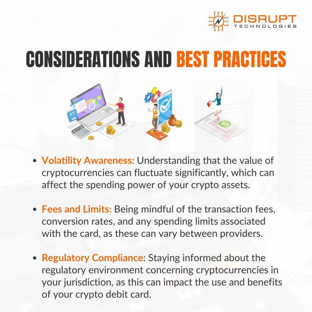 DisruptTechCard's tweet image. 💳 Join the revolution and experience instant access to #crypto funds, rewarding transactions, and top-tier security. It's a game-changer for businesses and individuals alike.

Ready to make your mark in the crypto world? Learn how at 🔗 DisruptTech.io

#CryptoDebitCards