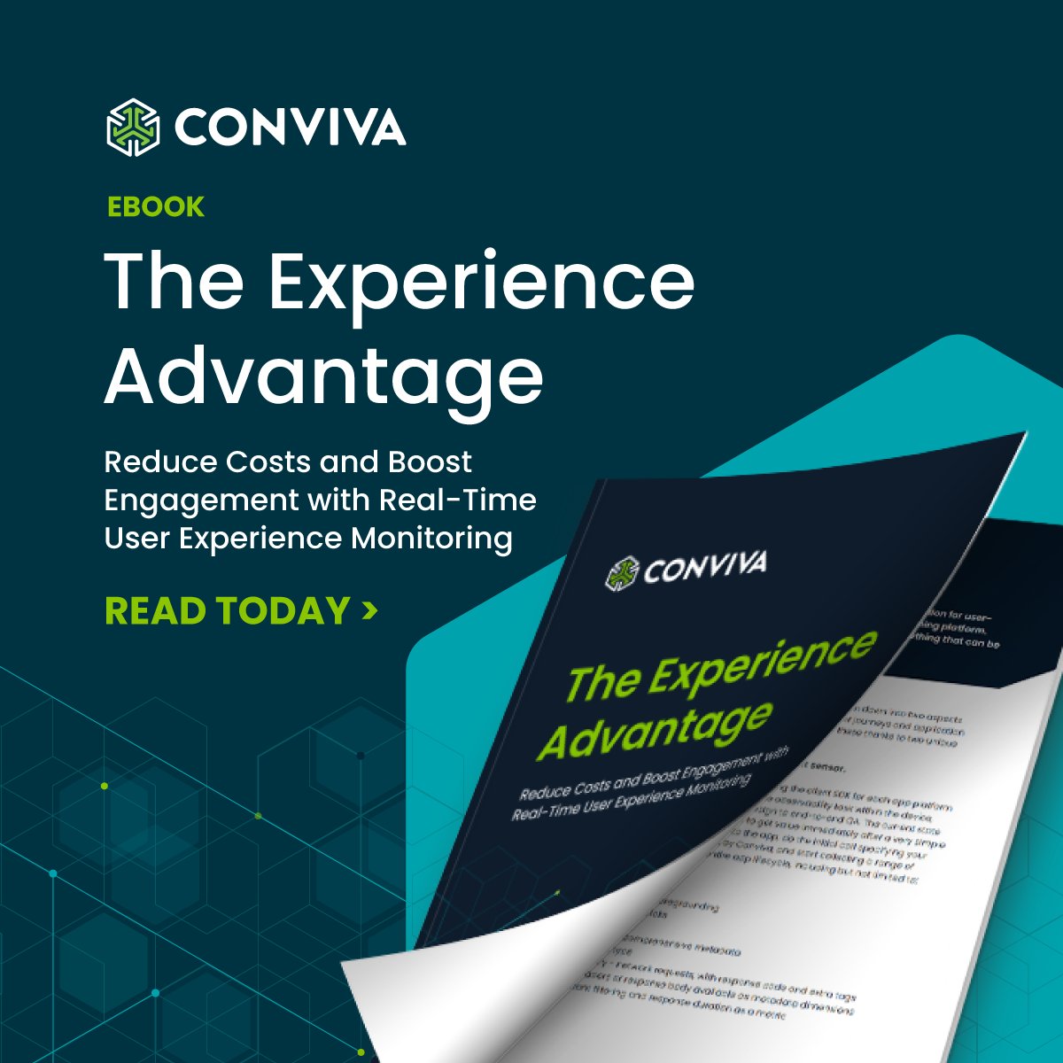 🚀 Dive into the experience advantage in our latest ebook! We know improving #userexperience is a complex challenge, but take a peek and learn more about the two aspects of experience that can have the biggest impact on your business. conviva.com/reports/the-ex…