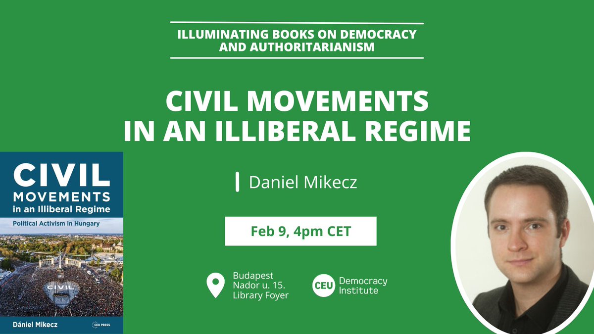 🔜 Don’t forget to join us tomorrow for this book discussion with Daniel Mikecz, @AndreaKrizsan1, Bernadett Sebaly and @GiorgoVenizelos! 📚 ⏰ Feb 9, 4pm 📍 Budapest, Nador u. 15. Details: 👉 tinyurl.com/5ctwakuj Registration: 👉 tinyurl.com/2kypsn8z