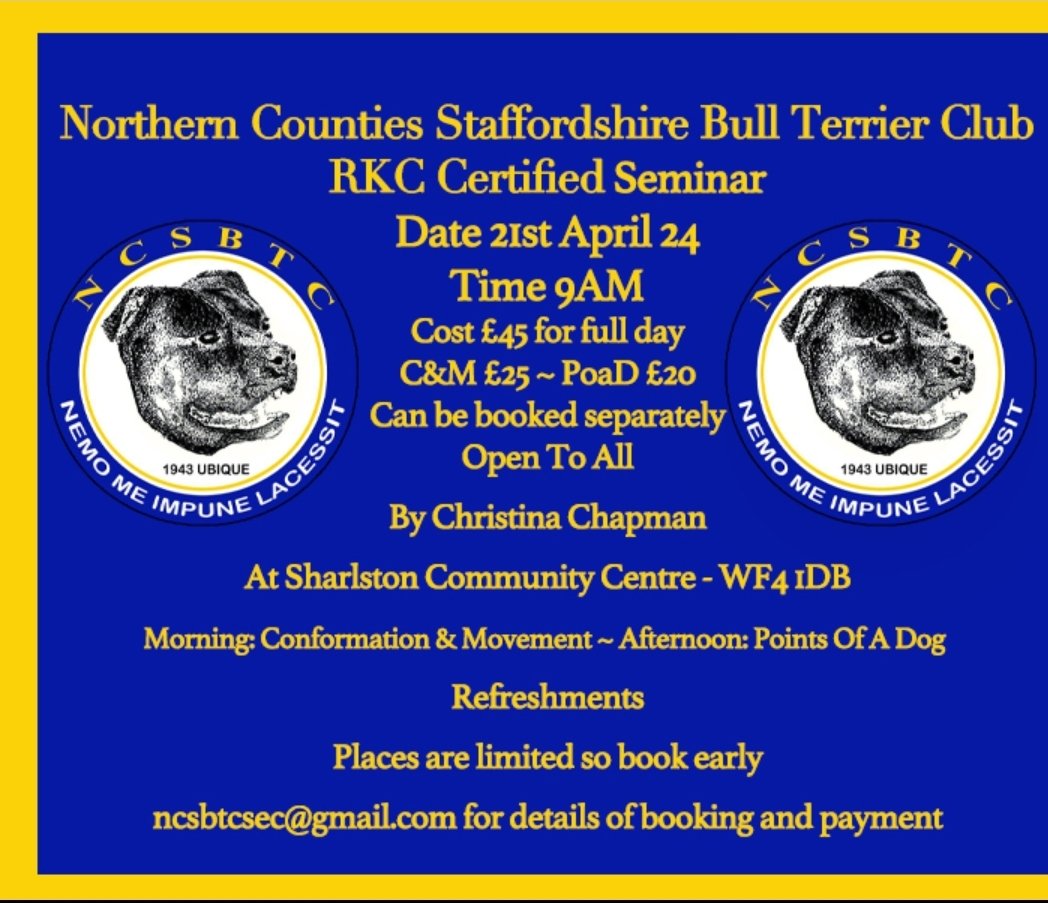 LiversidgePaul's tweet photo. NCSBTC seminar arranged in april 😉
Limited places book early . https://t.co/sBKTa7Oh2c