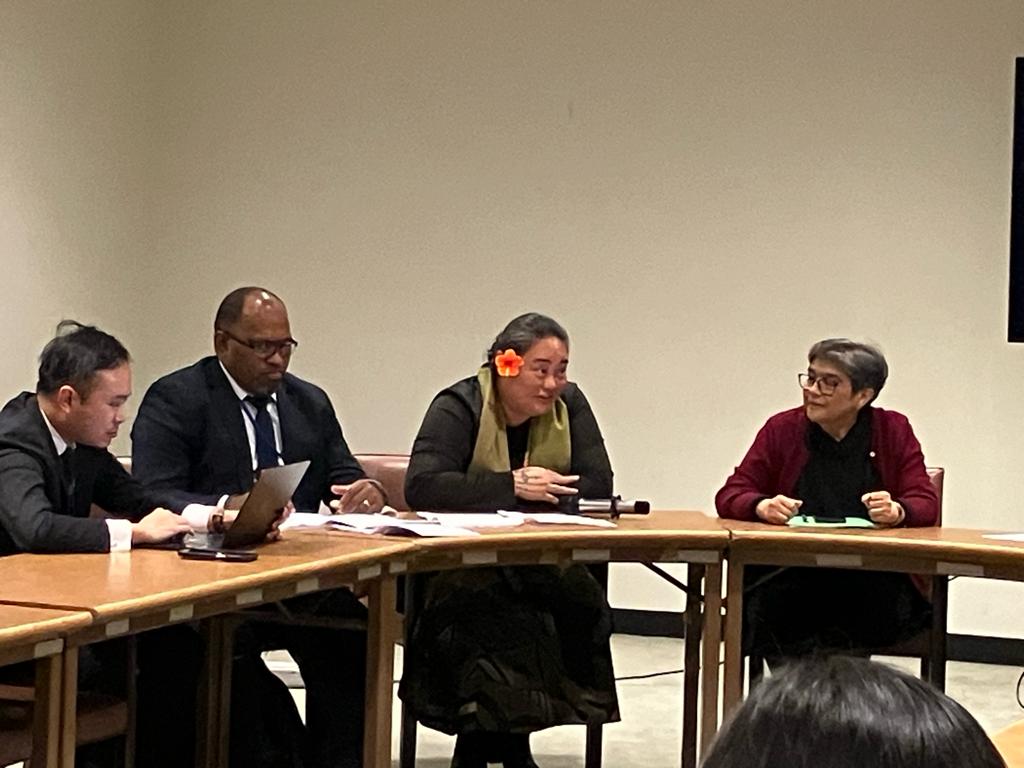 At the @undoalos @AOSISChair #SIDS4 prep session, we called for accelerated #oceans conservation and sustainability. 'The #BBNJ Agreement is a critical tool to ensure the long-term viability of our resources, and equitable access to benefits for all.' aosis.org/accelerating-o…