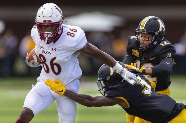 After a great conversation with <a href="/CoachKPerk/">Kyle Perkins</a> I am blessed to receive a D1 offer from Elon University! 
<a href="/ElonFootball/">Elon Football</a> <a href="/RivalsFriedman/">Adam Friedman</a> <a href="/_Coach_Martin_/">Dustin Martin</a> <a href="/CoachHughes_13/">Caleb Hughes</a> <a href="/CannonCougarsFB/">Cannon Football</a>