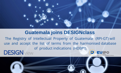 IPKey_EU's tweet photo. A partir de hoy 29 de enero de 2024, el Registro de la Propiedad Intelectual de #Guatemala (RPI-GT) forma parte de #DESIGNclass y utilizará la lista de términos de la base de datos armonizada de indicaciones de productos (HDBPI). 

Mas información aquí 👉 https://t.co/2iWKdw1bk2 https://t.co/ot6SICVJXq