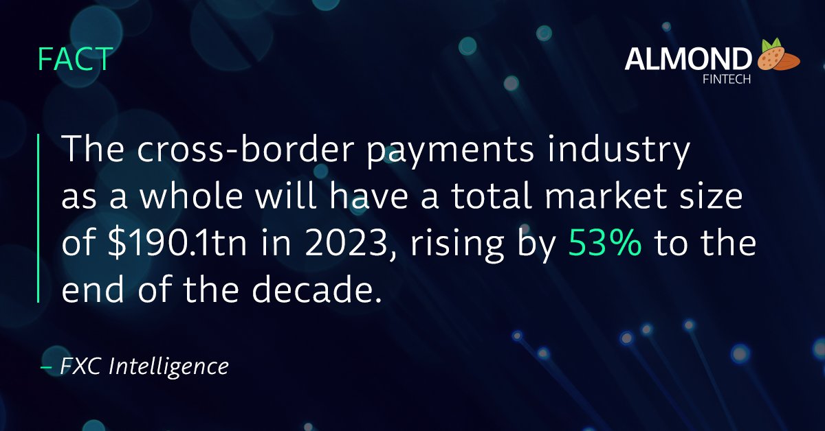 Cross-border payments industry fact. #fintech #remittances via @FXCintelligence