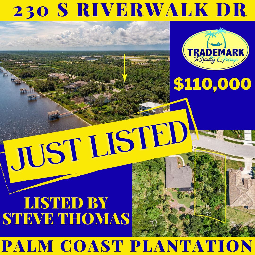 ⭐️JUST LISTED⭐️ 
GORGEOUS PALM COAST PLANTATION LOT BACKED UP TO CONSERVATION LAND
🎆230 S Riverwalk Drive🎆
Never Worry About Neighbors Building In Your Backyard Paradise!! 
Listed By Steve Thomas  ☎️ 386-503-8171
For More Info Visit 👉 buff.ly/4bjdgJ5
