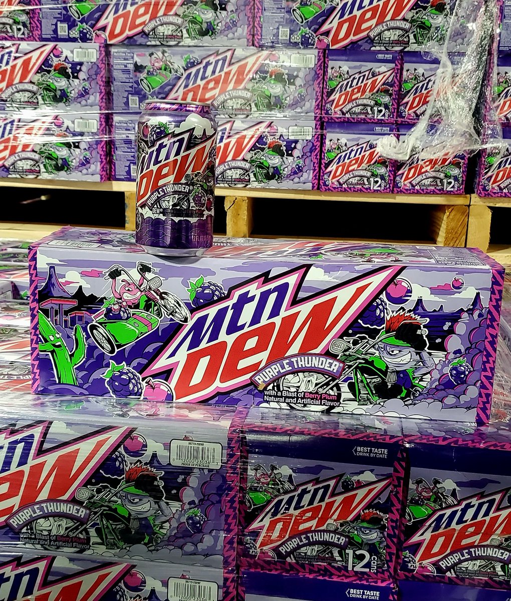 SoJoBmanUtefan's tweet photo. Yo #DewNation...
It's here #MtnDew #PurpleThunder
Look for it in a Smiths near you soon! https://t.co/azicl0m5CX