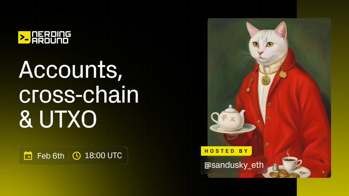fuel_network's tweet photo. Calling all developers, let’s learn.

Join @sandusky_eth next week as he begins a weekly livestream hosted by developers for developers to build, learn, and hang out together.

⏰ Feb. 16th at 18:00 UTC
🗣️ Accounts, Cross-Chain, and UTXOs
👉🏻 https://t.co/ecSpVWBzFg https://t.co/s6NdLvkIEN