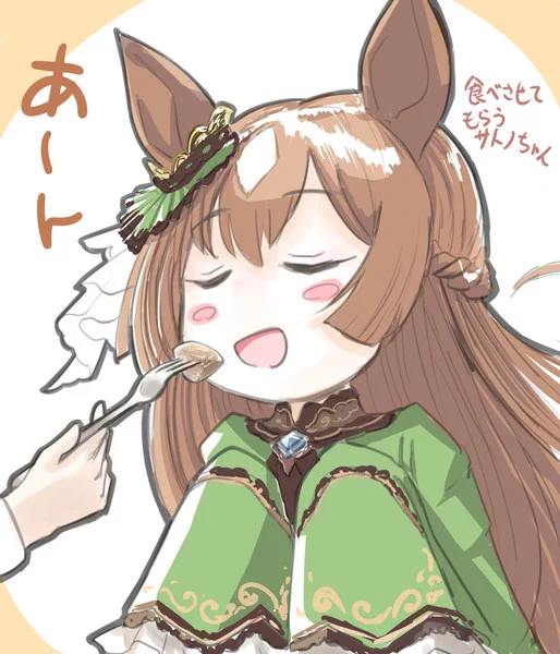 #サトノダイヤモンド誕生祭2024#サトノダイヤモンド生誕祭2024ダイヤちゃんお誕生日おめでとうございますです!これ食べてるのはケーキ……じゃなくて里芋……(再掲) 