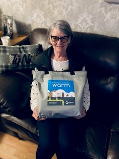 Another client happy with her winter warmth pack - thanks to @WWUtilities #makingadifference
