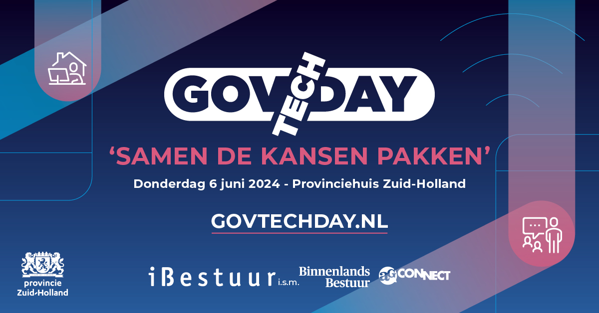 Vanaf nu kunt u zich aanmelden voor GovTech Day 2024! bit.ly/3SCgArp

Het vindt plaats op donderdag 6 juni in Den Haag en heeft als thema 'Samen de kansen pakken'. De eerste keynote spreker is hoogleraar GovTech &amp; Innovatie aan de <a href="/tudelft/">TU Delft</a>, Nitesh Bharosa.

#GovTechDay