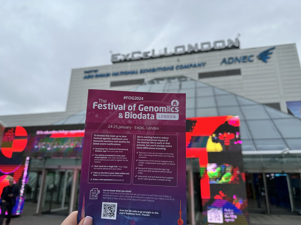 Inspireevents4's tweet photo. Last week, Inspire was providing its services at the Festival of Genomics &amp; Biodata at @ExCeLLondon 
Congratulations to the organisers for a successful and busy event 👏🏻👏🏻
@JonasEventTech  
#events #inspire https://t.co/9NBdRttWBK