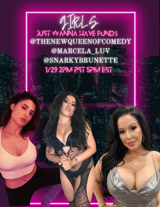 Live today 2pm PST 5pm EST with the gworls @Snarkybrunette1 @Marcela_luv  On our FREE @OnlyFans   https://t<a class="tags" target="_blank" title="On Twitter" href="/?out=eyJ0eXAiOiJKV1QiLCJhbGciOiJIUzUxMiJ9.eyJpYXQiOjE3MjczMTcyODksImlzcyI6InR3cG9ybnN0YXJzLmNvbSIsIm5iZiI6MTcyNzMxNzI4OSwiZXhwIjoxNzU4ODUzMjg5LCJyZWRpcmVjdF91cmwiOiJodHRwczovL3R3aXR0ZXIuY29tL1NuYXJreWJydW5ldHRlMSJ9.sXeJTSUno85CAtCJCbxO3jW12azndEK9lMrDbspNQ_KnG-QDYNzri5O0HheYkdJi1_O9EaVMNYKG2xFc8lnQ7A">@Snarkybrunette1</a>