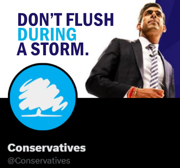 Conservatives' new sewage policy just dropped 💩