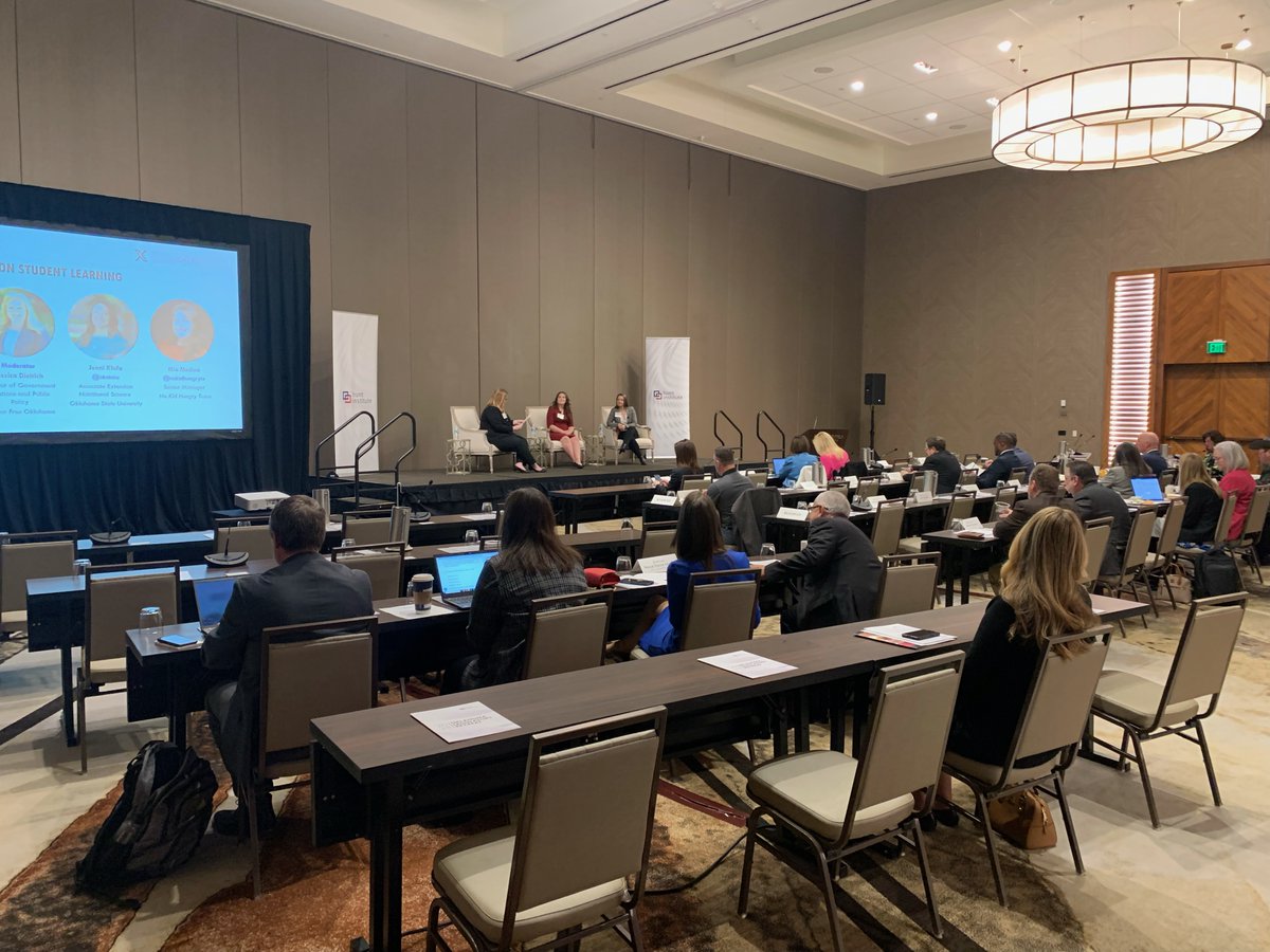 Hunt_Institute's tweet photo. Welcome to Day 2 of #OKLR24!
For our first session today, @JDietrichOK sits down with Jenni Klufa & Mia Medina to discuss the effects of student hunger in the classroom and what innovative solutions are being utilized to decrease it. https://t.co/Ixklg25c29