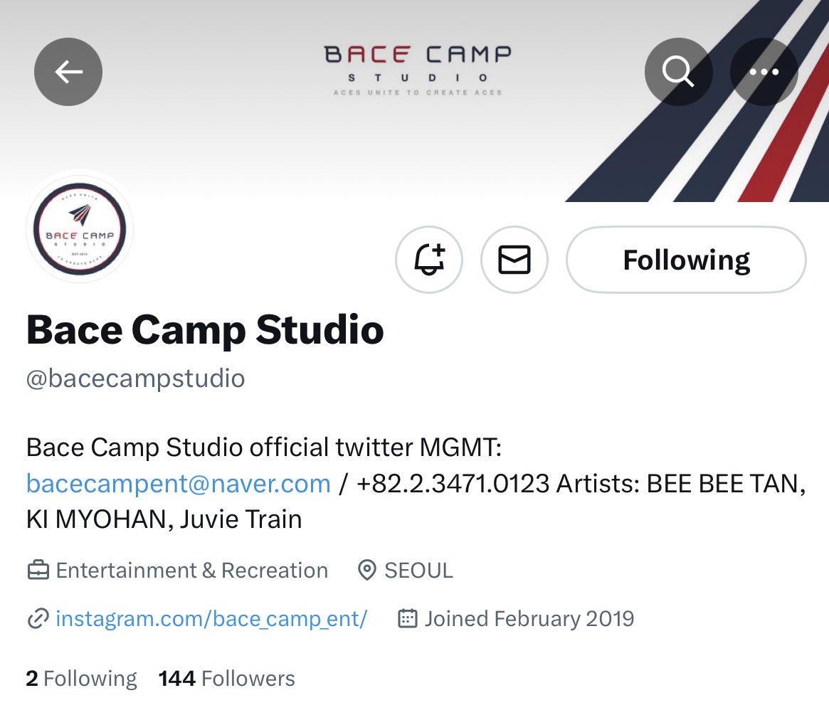 YuJinUpdate's tweet photo. 🚨 It appears that Eyedi has left Bace Camp as her name is no long listed as an artist on the company’s Twitter bio. https://t.co/2UxVKVRo0a