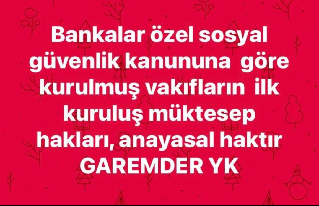 flzbudak's tweet photo. @GarantiBBVA 
@paramedya 
@remzi_ozdemir 
@ozgurerdursun 
@neturkmenn 
@KucukkayaIsmail 
@ismailsaymaz 
@senolbabuscu 
Özel banka emeklilik sandığı vakıfları, ilk  kuruluş haklarımız iade edilsin.  Tavandan  ödediğimiz primlerin karşıl��ğı asgari ücret olamaz. https://t.co/cMadCwv1mY