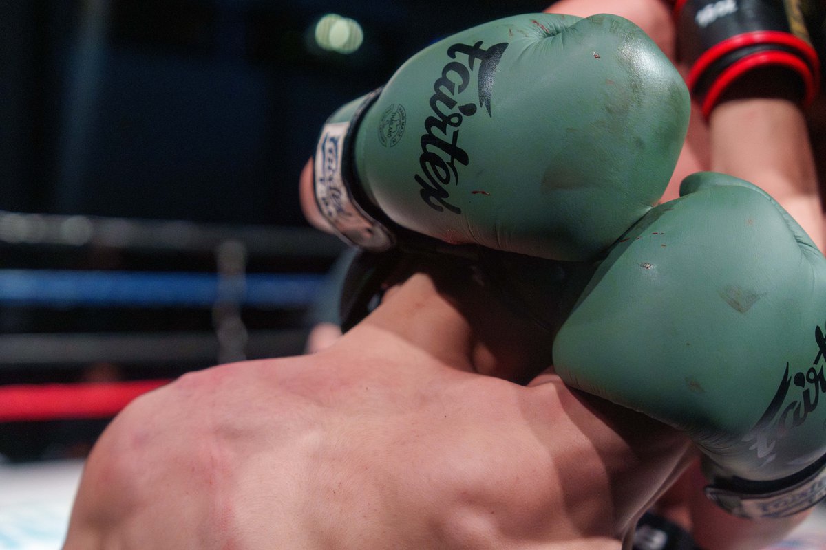 Back at the <a href="/salisburyvenue/">The Salisbury Center</a> with <a href="/tcbfights/">TCB Fights</a> this past weekend. Sometimes if I'm lucky, the fighter will notice my camera which almost always makes for a great photo