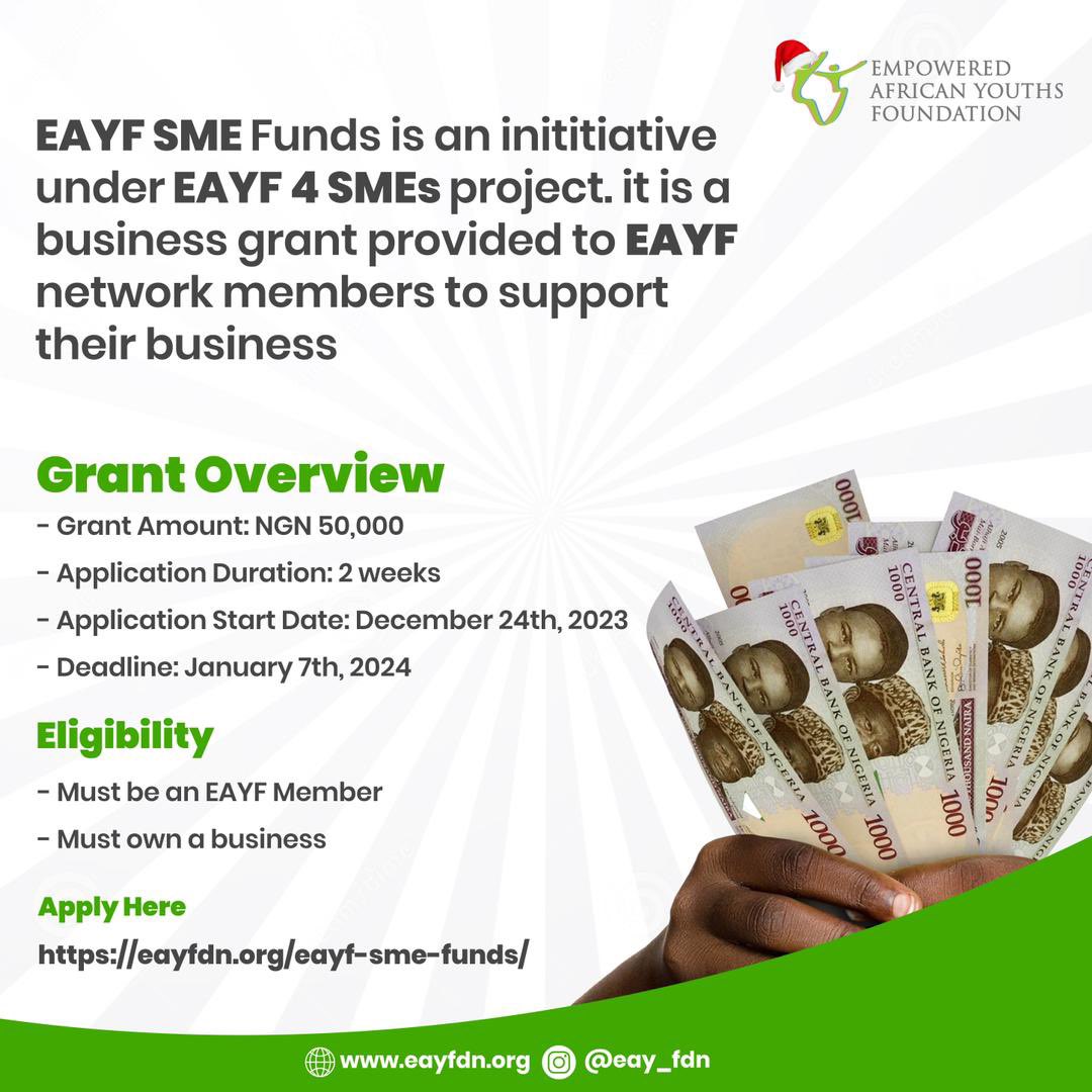 EAY_fdn's tweet photo. We are happy to announce Symply Finance as the winner of EAYF SME FUNDS 2023. 🎊

Symply Finance by Unohana Labs transforms B2B operations through advanced analytics and streamlined payment solutions, enhancing business efficiency and fostering growth.
Congratulations @SymplyFin https://t.co/vI0mpTTU0D