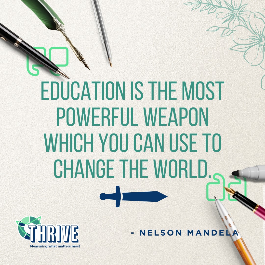 thrivability_m's tweet image. “Education is the most powerful weapon which you can use to change the world.” - Nelson Mandela. Without us knowing the truth, how can we truly decide? What&apos;s your stance on Nelson’s words? Comment below. #Sustainability #thrivability #ThrivabiltyMatters #THRIVEFramework #quotes