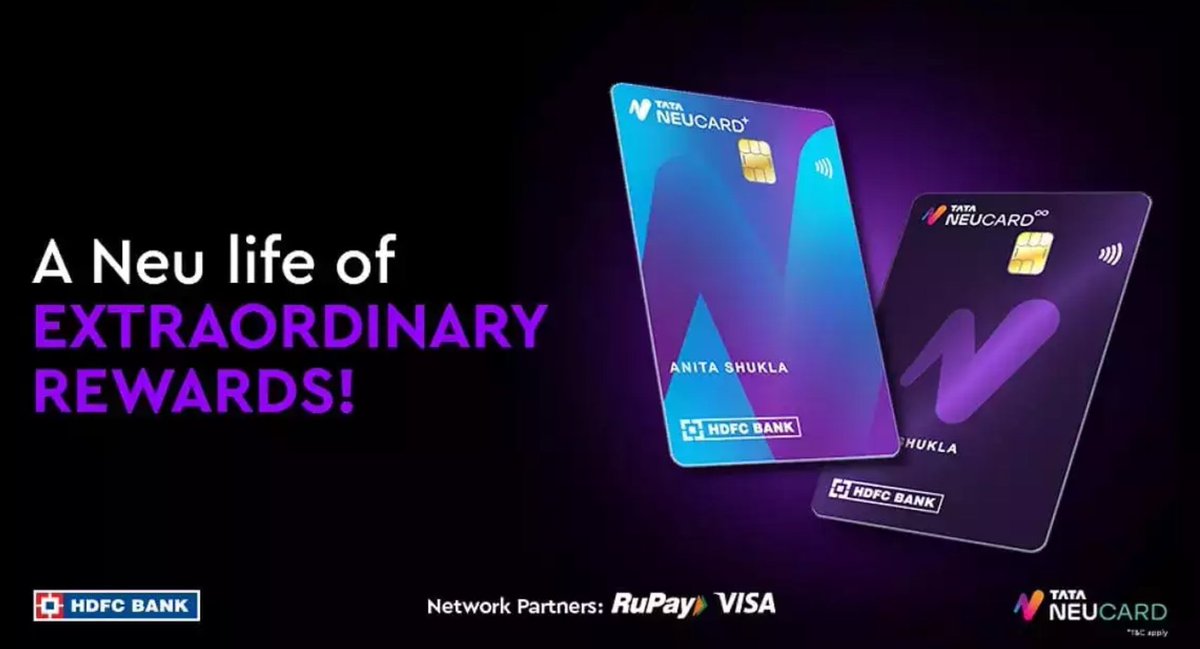 CreditYard's tweet photo. Tired of lengthy bank statements due to numerous UPI transactions?

Discover a sleek solution: Use UPI through a Rupay Credit Card.

Apply ➤ https://t.co/24GEPcv4Z0

Enjoy a 1.5% reward on each transaction with the Tata Neu credit card. 🎉 Double the benefits!

Already have an HDFC credit card? It's even easier to obtain!

Grab yours today at no joining fee.