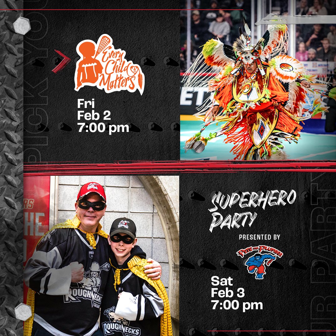🥳 DOUBLE HEADER GAME WEEK 🥳

The Riggers take on New York for the ECM game Friday and Toronto for the Superhero Party Saturday! Don't miss the action! 

Feb. 2 🎟️: bit.ly/3vRe2ga
Feb. 3 🎟️: bit.ly/4bkikNp