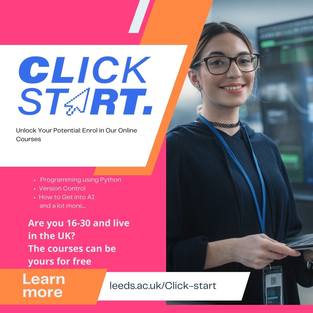 Unlock endless learning with Click Start! Explore online courses for life skills and professional excellence. Exciting news: Eligible #ClickStart learners get FREE access. Ready to Click Start your educational journey? Enrol today: bit.ly/47sH7fR 
#FreeCourses ✨