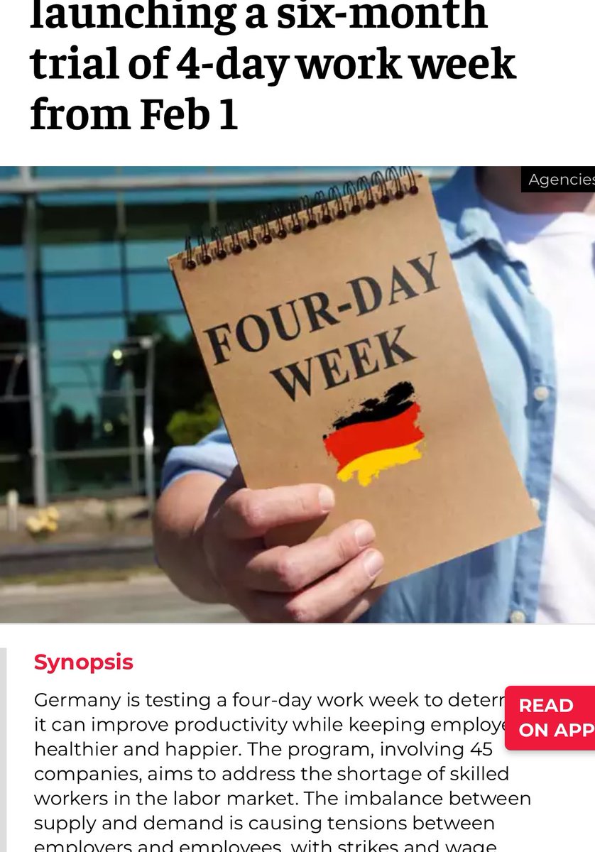 bankwalamajdoor's tweet photo. Germany now adopting 4-day work week meanwhile overburden,stressed,exploited Indian bankers waiting for 5-day banking !!!
#5DaysBanking 
@ChairmanIba @DFS_India @FinMinIndia @nsitharaman @idesibanda @ChVenkatachalam https://t.co/woFCLKgwcx