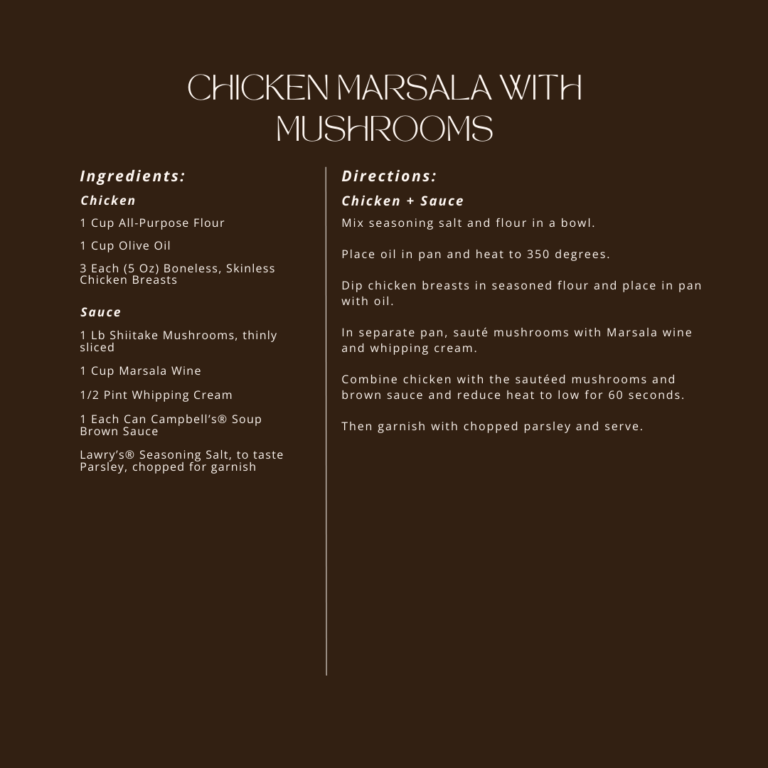 lauramcintosh's tweet photo. Laura's At Home Recipe: Treat yourself to the savory delight of Chicken Marsala with Mushrooms—a dinner favorite that brings comfort to your kitchen! 

Check out more of my home recipes on the blog: https://t.co/BnpGPfyOAO

#HomeRecipe #Foodie #ChickenRecipe #BringingItHome https://t.co/NjRok14VYh