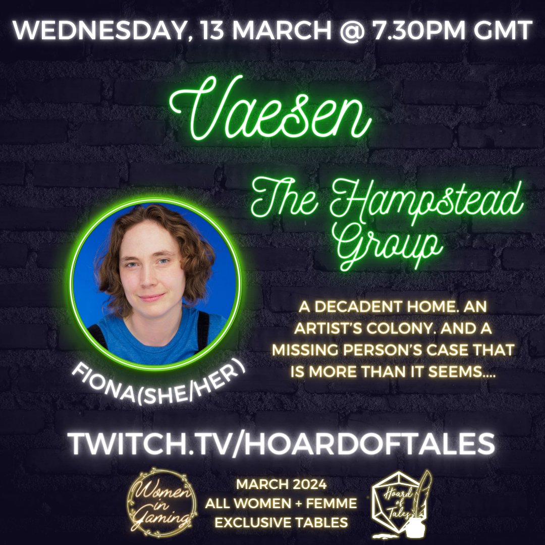 Vaesen by <a href="/FreeLeaguePub/">Free League Publishing</a> is a highly lauded and multi prize-winning Nordic Horror roleplaying game. Paired with <a href="/WAIR_podcast/">What Am I Rolling? Podcast 🎙🎧 🎲</a>'s amazing narration and dramatic skills, this is going to be a thriller of a game. Scheduled for 13 March!