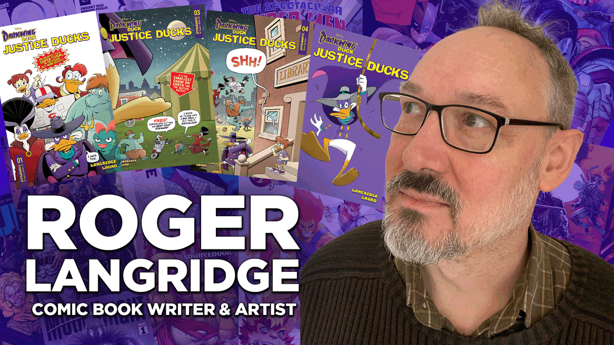 Audio of my full interview with @hotelfred is live on all Podcast platforms now! We talk newspaper strips, Carl Barks, and of course his new series Justice Ducks! Check it out at comicsaredope.com/podcast