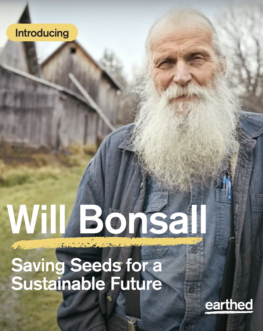 Introducing our newest course: Saving Seeds for a Sustainable Future with Will Bonsall You'll gain the skills needed to contribute to genetic diversity preservation, whilst also becoming more self-sufficient in an ever-changing world. Join the course at eu1.hubs.ly/H07dBwJ0