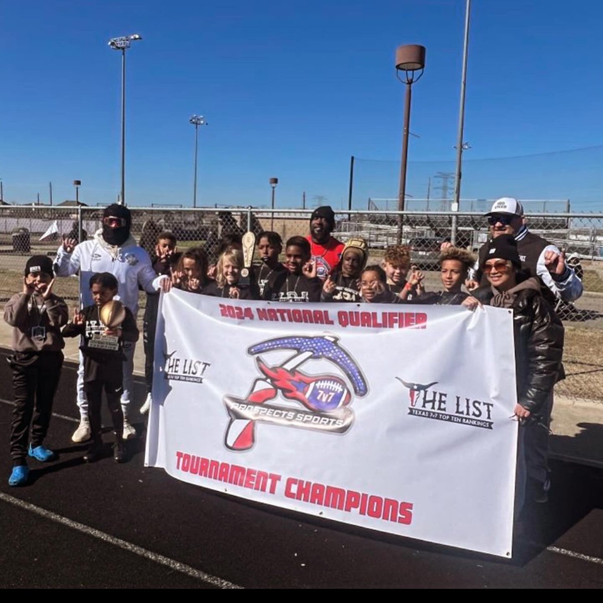TheReal_10K's tweet photo. Went to @prospects7on7 and came home with the title going 5-0 all weekend. #HPA #10U #HighProfileAthletes #TheList https://t.co/sEHITbaOZJ