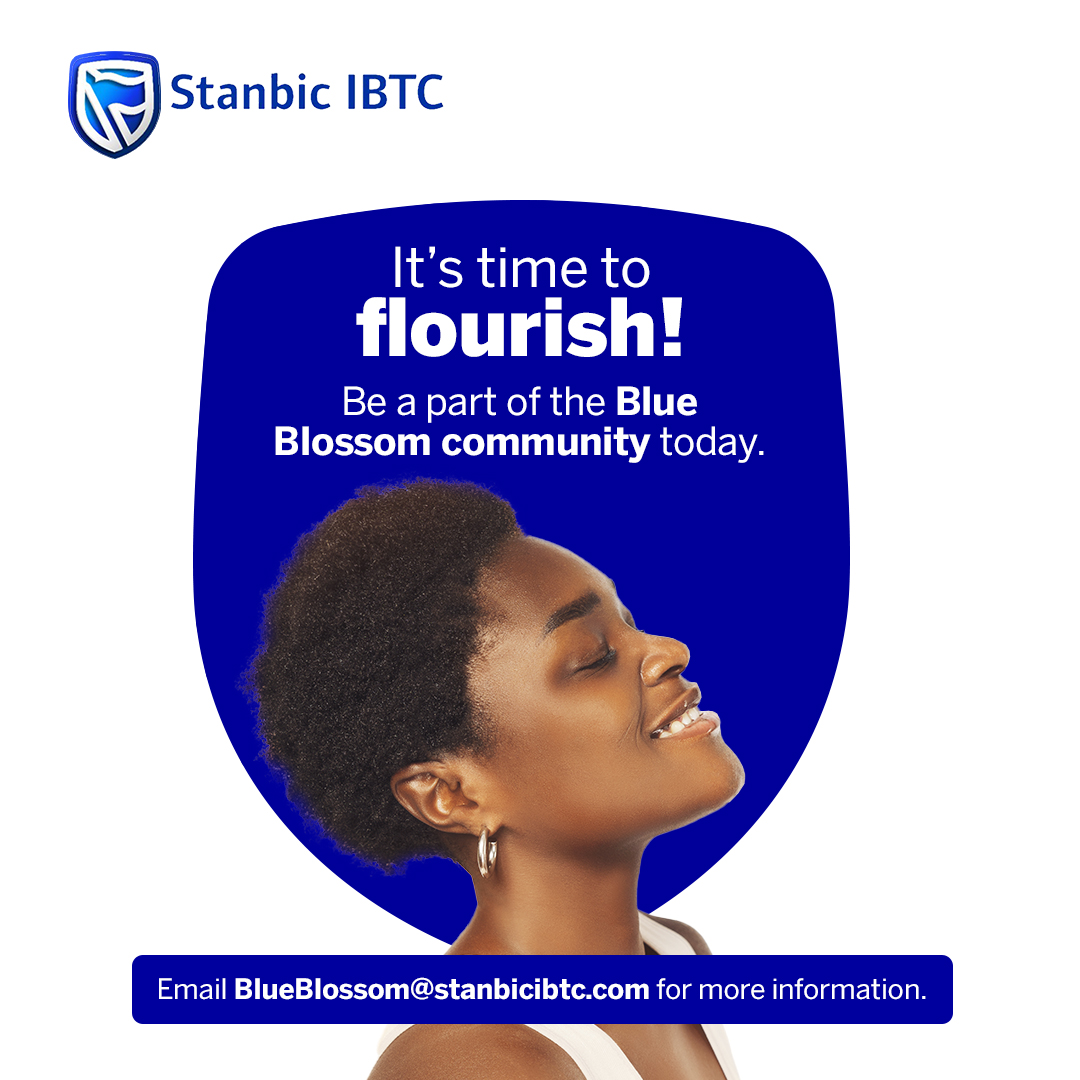StanbicIBTC's tweet photo. Join the community that empowers you to invest in yourself and elevate your business to the next level.โ
Want to get started? Email BlueBlossom@stanbicbtc.com today!โ
#GoBloomโ
#StanbicIBTC https://t.co/JQCk9aa0Hv