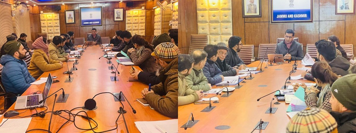 Secretary, Rural Development Department (RDD) and Panchayati Raj, Dr Shahid Iqbal Choudhary reviewed Annual Action Plan and Labour Budget of MGNREGA for the fiscal year 2024-25;highlighted the importance of making convergence a priority in all allied works, stressing the