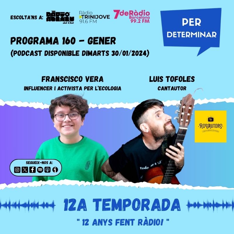 franciscoactiv2's tweet photo. Avui estarè a #PerDeterminar on parlarem de temas molt interessants i apassionants, us convido a unir-vos i gaudir d'aquest espai tant especial! https://t.co/kTD4L2oiMB