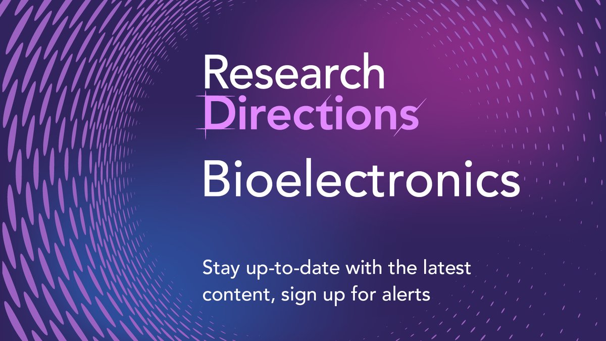 CUP_RDirections's tweet image. Don&apos;t miss out on the latest breakthroughs in #bioelectronics and Bioelectronic Medicine!

Sign up for #RDBioelectronics alerts and stay up-to-date with cutting-edge research and innovations.

Follow the link to sign up: bit.ly/3ZU94dv

#bionics #biosensors #wearables