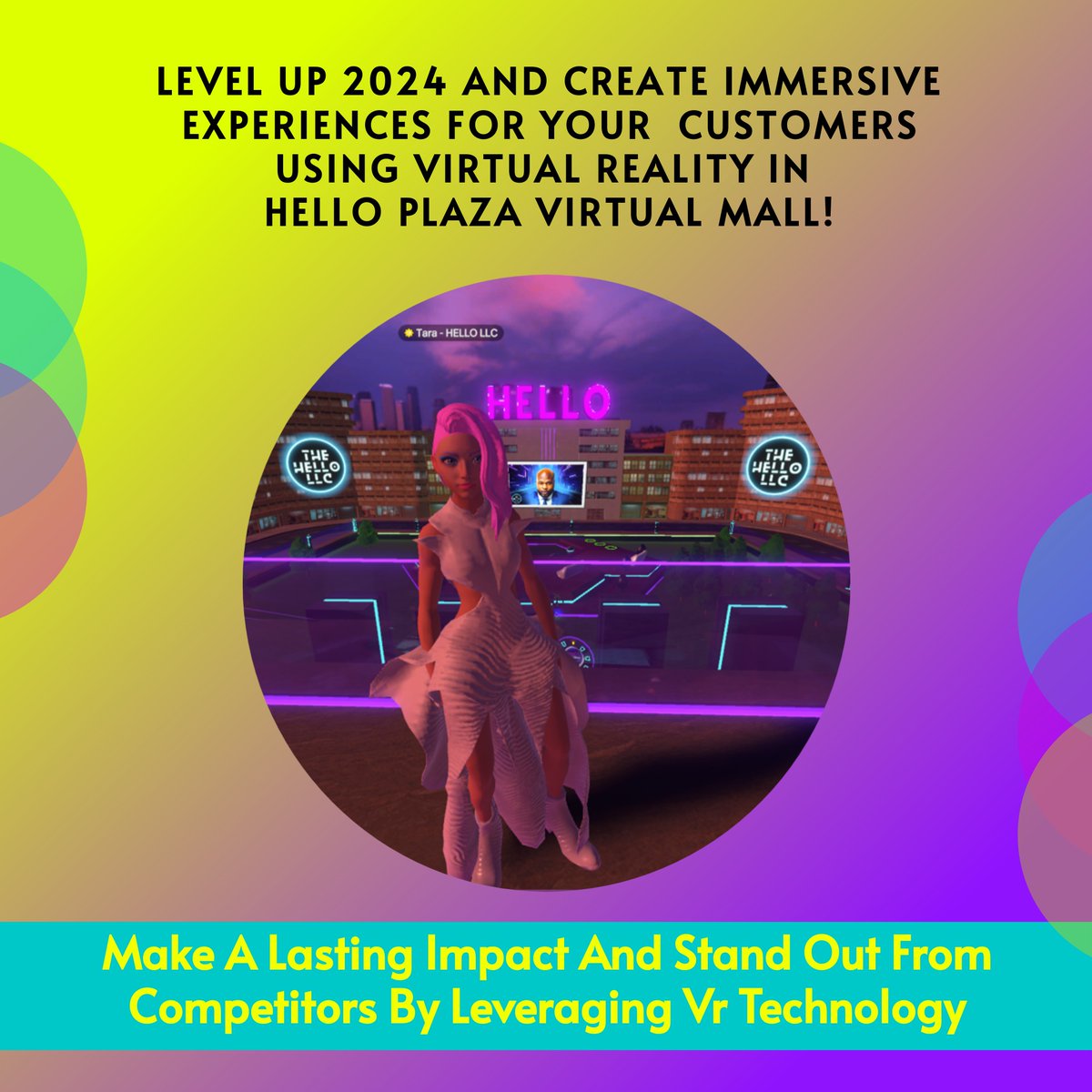 Elevate your game in 2024! Level Up and craft immersive experiences for your customers through Virtual Reality at Hello Plaza Virtual Mall. 🚀✨

#LevelUp2024 #VirtualReality #HelloPlaza'