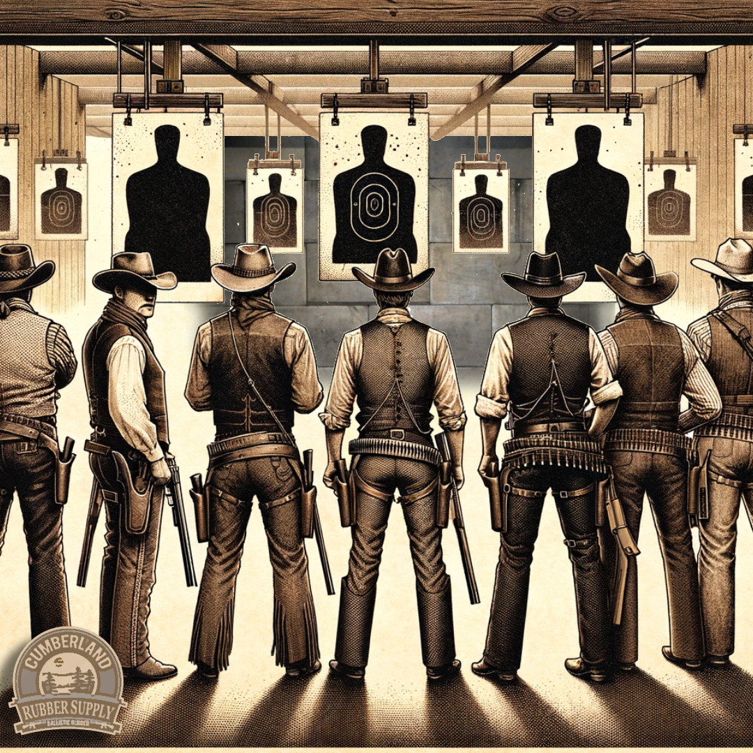 CumberlandRubbe's tweet photo. 🌵🐴 Howdy, Partners! 

CRS ballistic rubber products are as durable as they come, perfect for any rough-and-tumble situation.
Custom solutions, 'cause we know one size don't fit all.

#CRSBallistic #BallisticRubber #WildWest #CustomSolutions #pewpew #AmericanMade #frontier https://t.co/l9nknCPBnr