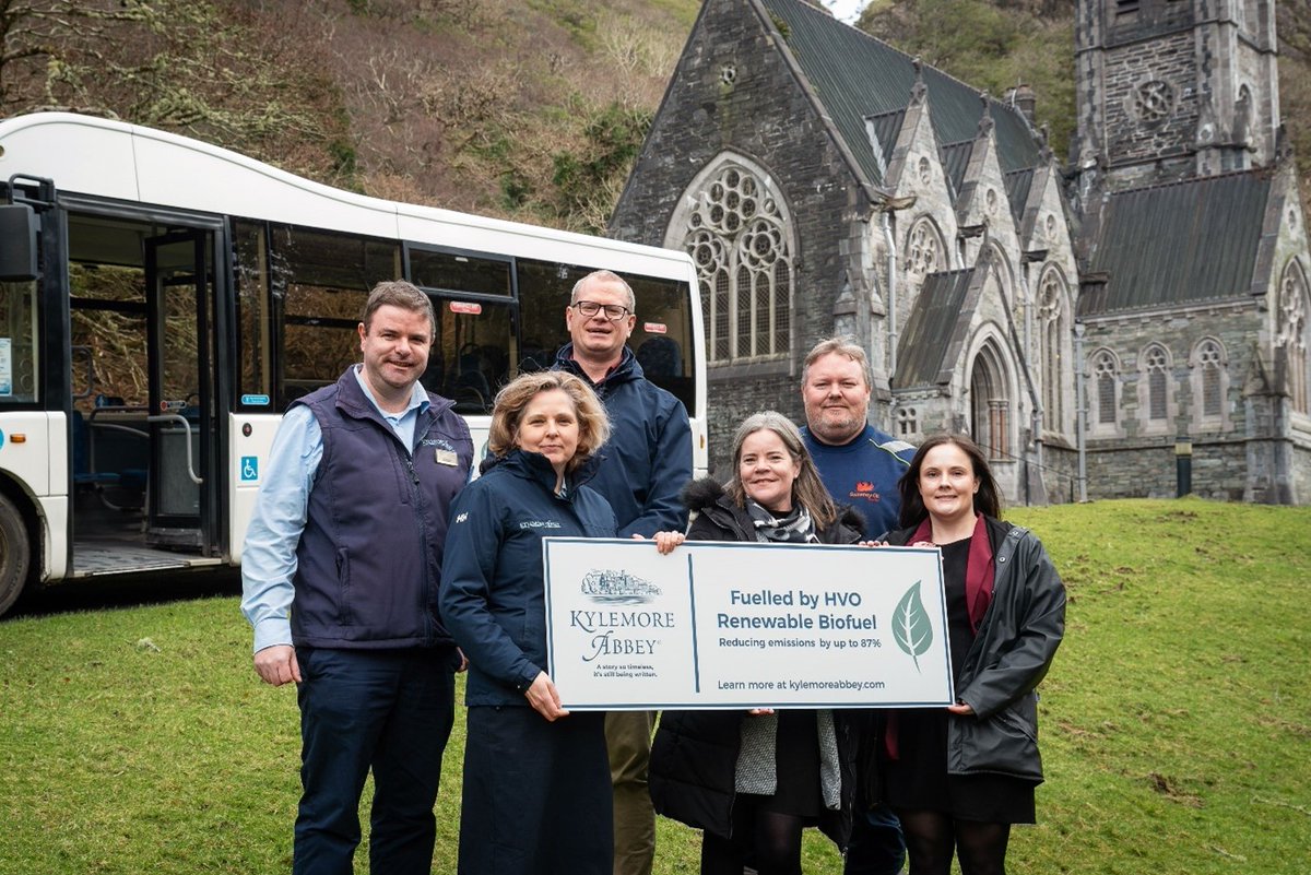Kylemore Abbey (@kylemore) on Twitter photo Last week, we had the pleasure of announcing, alongside our local supplier, <a href="/SweeneyOil/">Sweeney Oil</a>, that the neo-Gothic Church & our fleet of shuttle buses are switching to HVO Biofuel(Hydrotreated Vegetable Oil), which will reduce emission by up to 87% .
Read more in the link in our bio! Last week, we had the pleasure of announcing, alongside our local supplier, <a href="/SweeneyOil/">Sweeney Oil</a>, that the neo-Gothic Church & our fleet of shuttle buses are switching to HVO Biofuel(Hydrotreated Vegetable Oil), which will reduce emission by up to 87% .
Read more in the link in our bio!