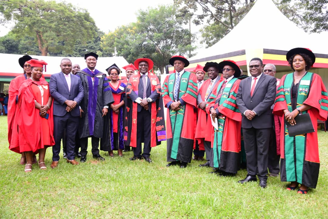 We heartily congratulate Prof. Leif Abrahamsson, Hon. Betty Bigombe and Hon. Justice Frederick Egonda-Ntende upon being conferred upon our prestigious Honorary Doctor of Science and Honorary Doctor of Laws respectively. @ProfNawangwe is presiding over #Mak74thGrad