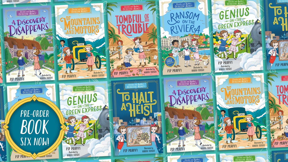 Christie and Agatha’s Detective Agency: To Halt a Heist hits the shelves THIS Thursday!

If you haven’t yet pre-ordered your copy, follow the link below to learn more about this product, illustrated throughout by Roberta Tedeschi and PERFECT for readers aged 7+.

#newbooks